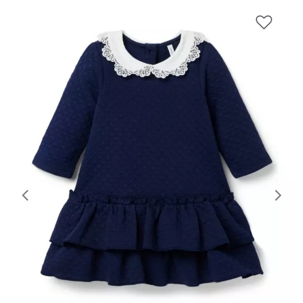 Janie and Jack Quilted Collared Dress